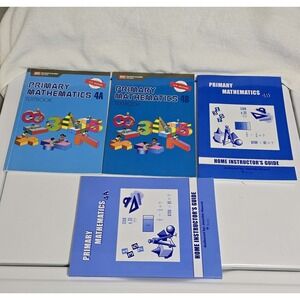 Singapore Primary‎ Mathematics 4A & 4B Home Instructor's + Textbook U.S. Edition